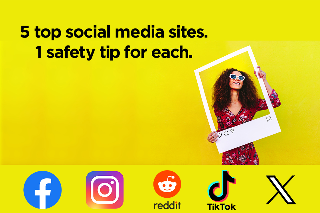 image showing facebook, instagram, reddit, tiktok, and x