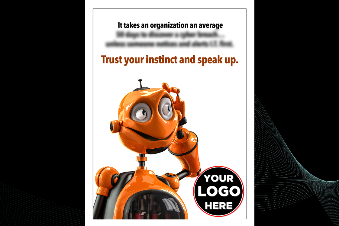 robot urging you to speak up to your it department