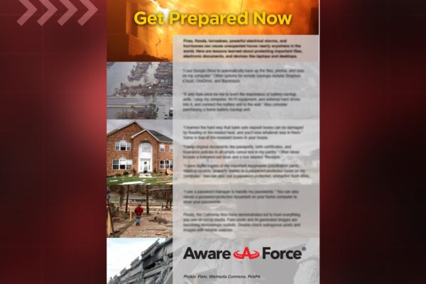 Prepare for Disasters Now