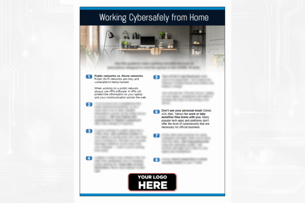 8 Tips to Work From Home Cybersafely