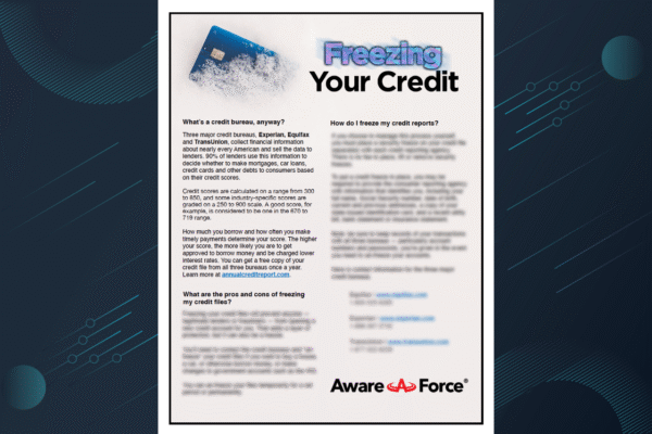 Freezing Your Credit