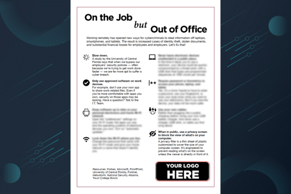 On the Job, Out of the Office