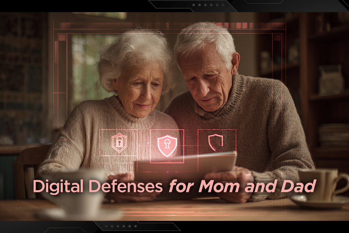 seniors in front of a computer
