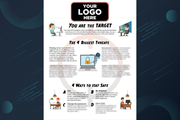 You're the Target: 4 Biggest Cyber Threats