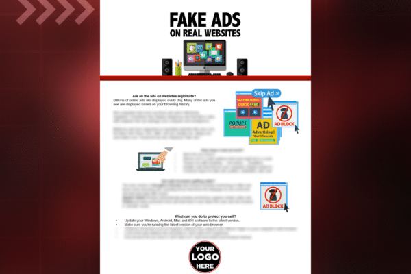 Fake Ads on Real Websites