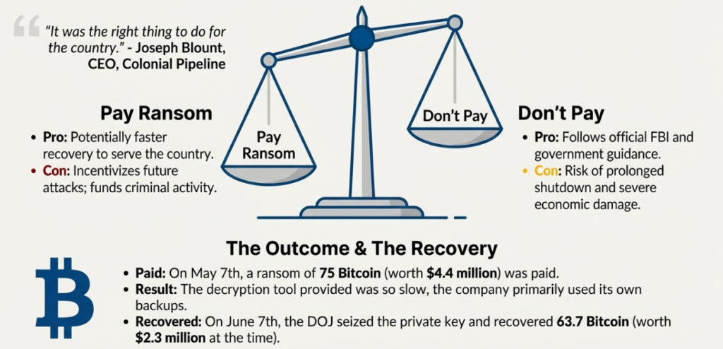 Colonial Pipeline ransomware attack: 