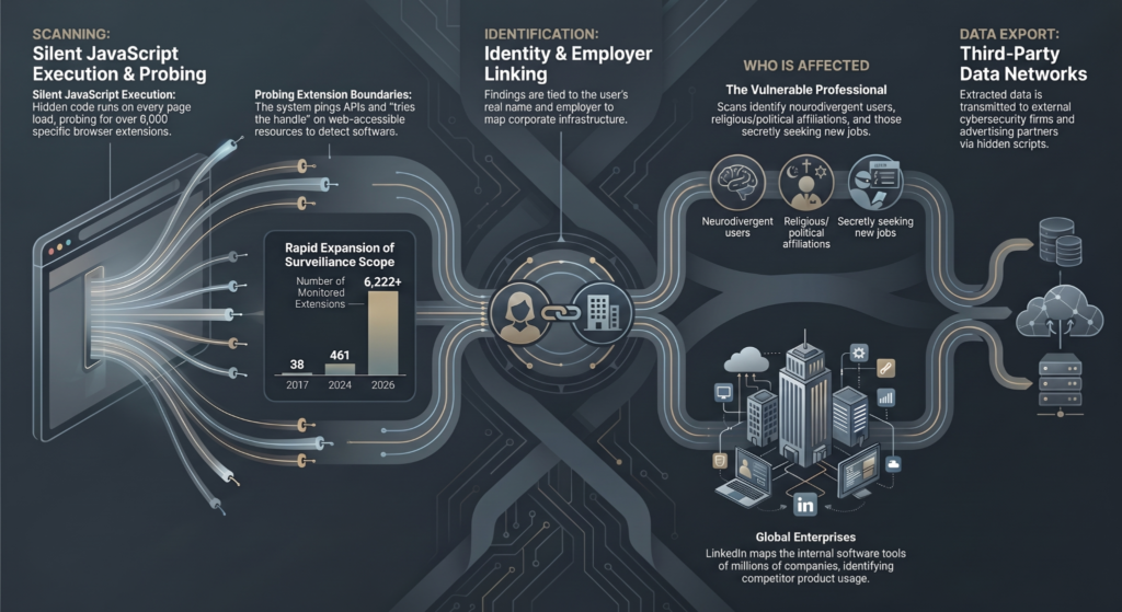 LinkedIn, browsergate explained